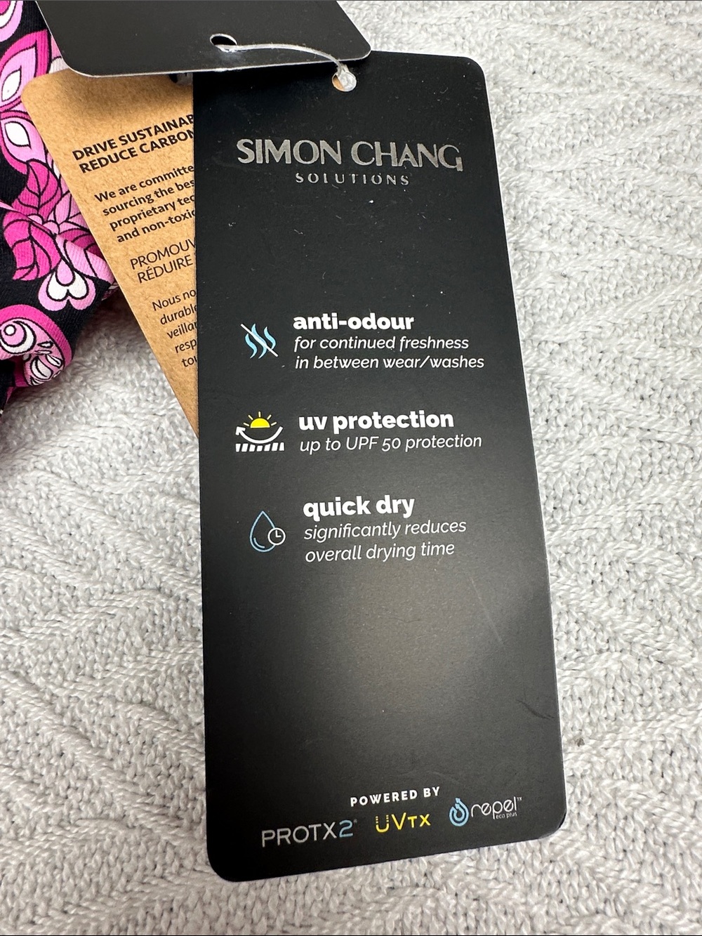 Simon Chang Black and Pink Paisley One-Piece Swimsuit - Picture 6 of 16